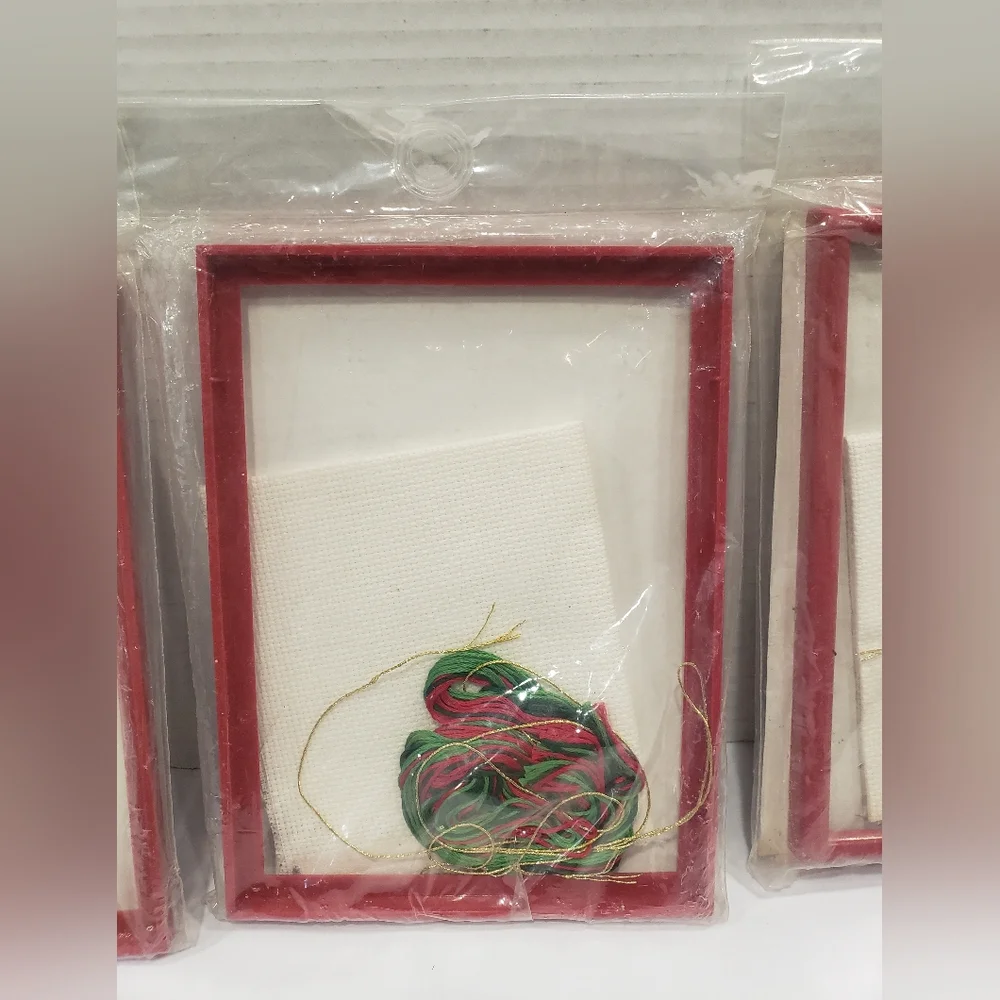 Vintage 1990 Golden Bee Holiday Cross Stitch Kits Lot Of 3 Sealed